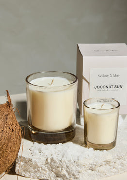 Coconut Sun Sea Salt + Coconut 210g Soy Candle