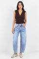 Graduate Light Blue Stretch Barrel Jeans