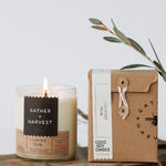 Candle with gift box