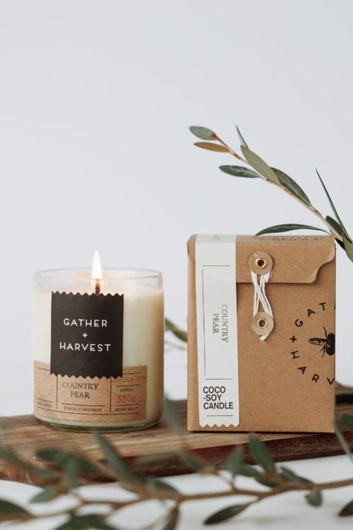 Candle with gift box