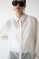 Etoile Cream Spot Oversized LS Shirt
