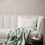 Cyprian Textured Oatmeal Feather Inner 40x60cm Cushion