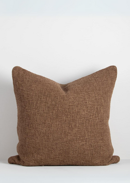brown textured cushion