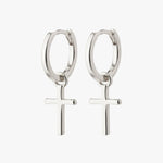 Daisy Recycled Cross  Silver Earrings ACC Jewellery Pilgrim   