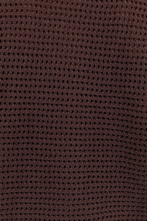 Close-up of brown fabric