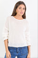 Dawn Ivory Crochet Knit Jumper