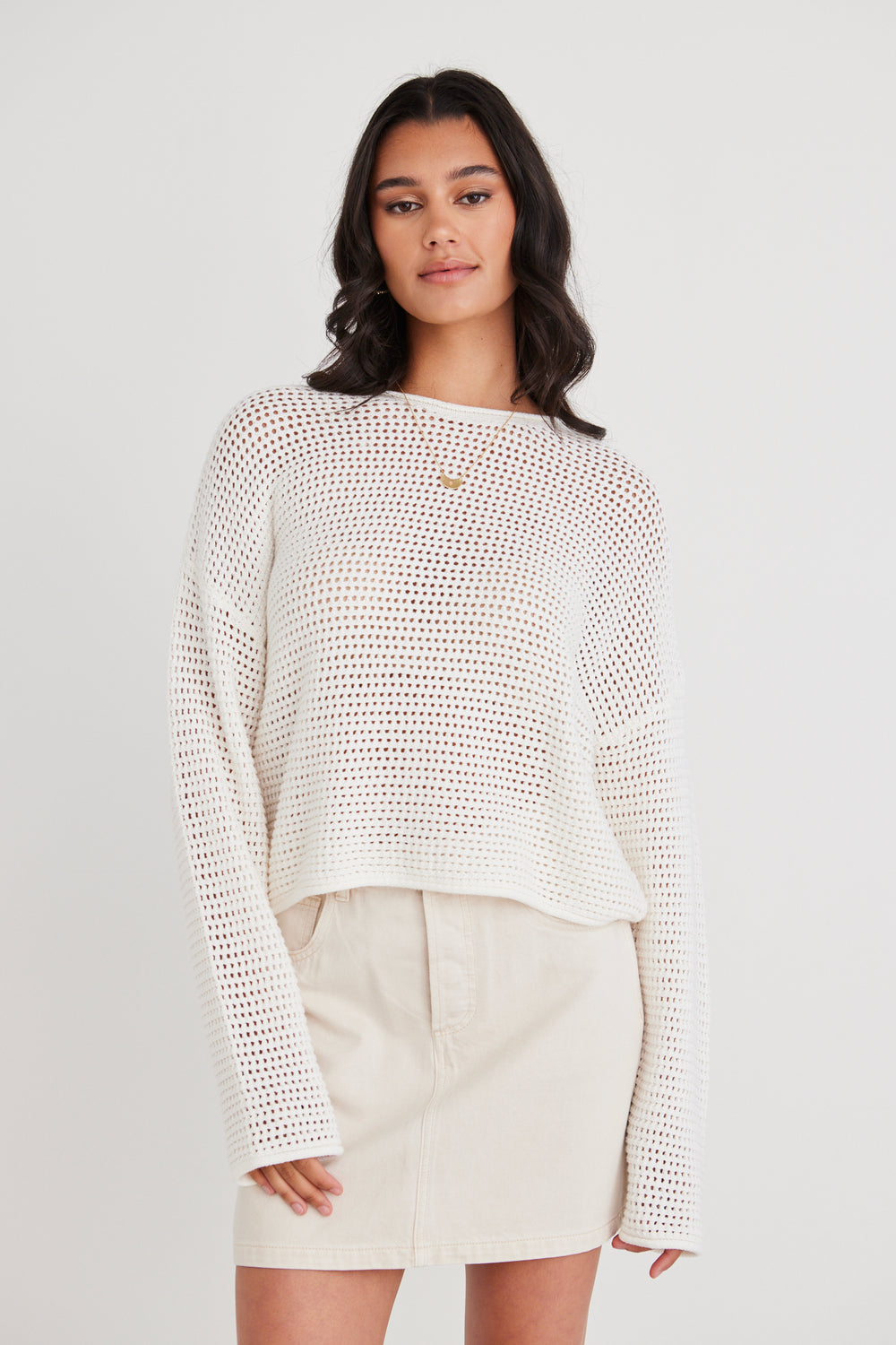 Johan Knit Jumper-Dawn