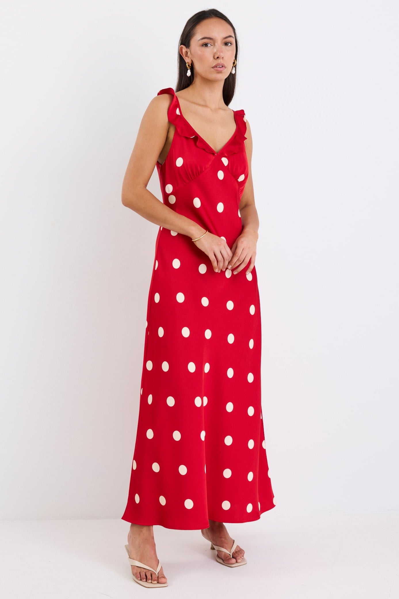 DelightfulCherryPolkaDotDress1