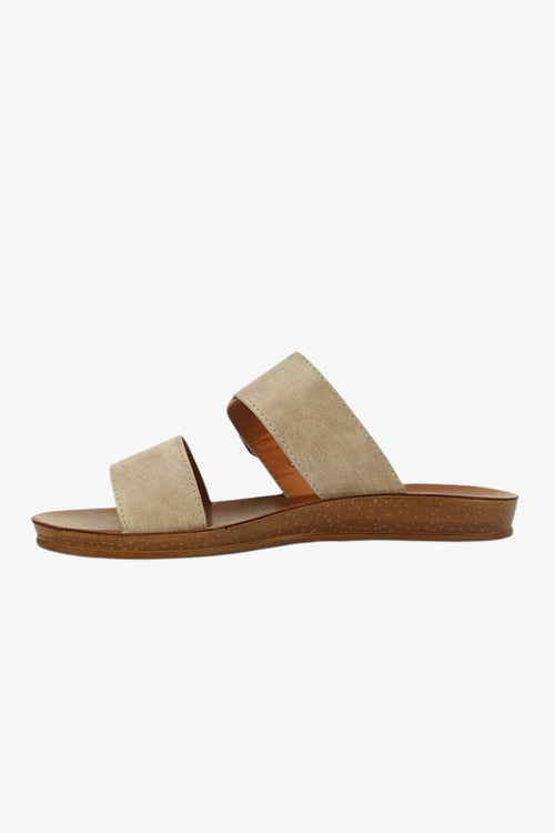 beige slides