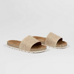 Dream Natural Raffia Slide