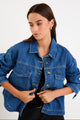 Echo Storm Blue Patch Pocket Denim Jacket