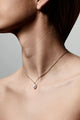 Eila Pi Gold Pearl Drop Necklace