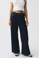 Essential Blue Rinse Mid Relaxed Wide Leg Jean