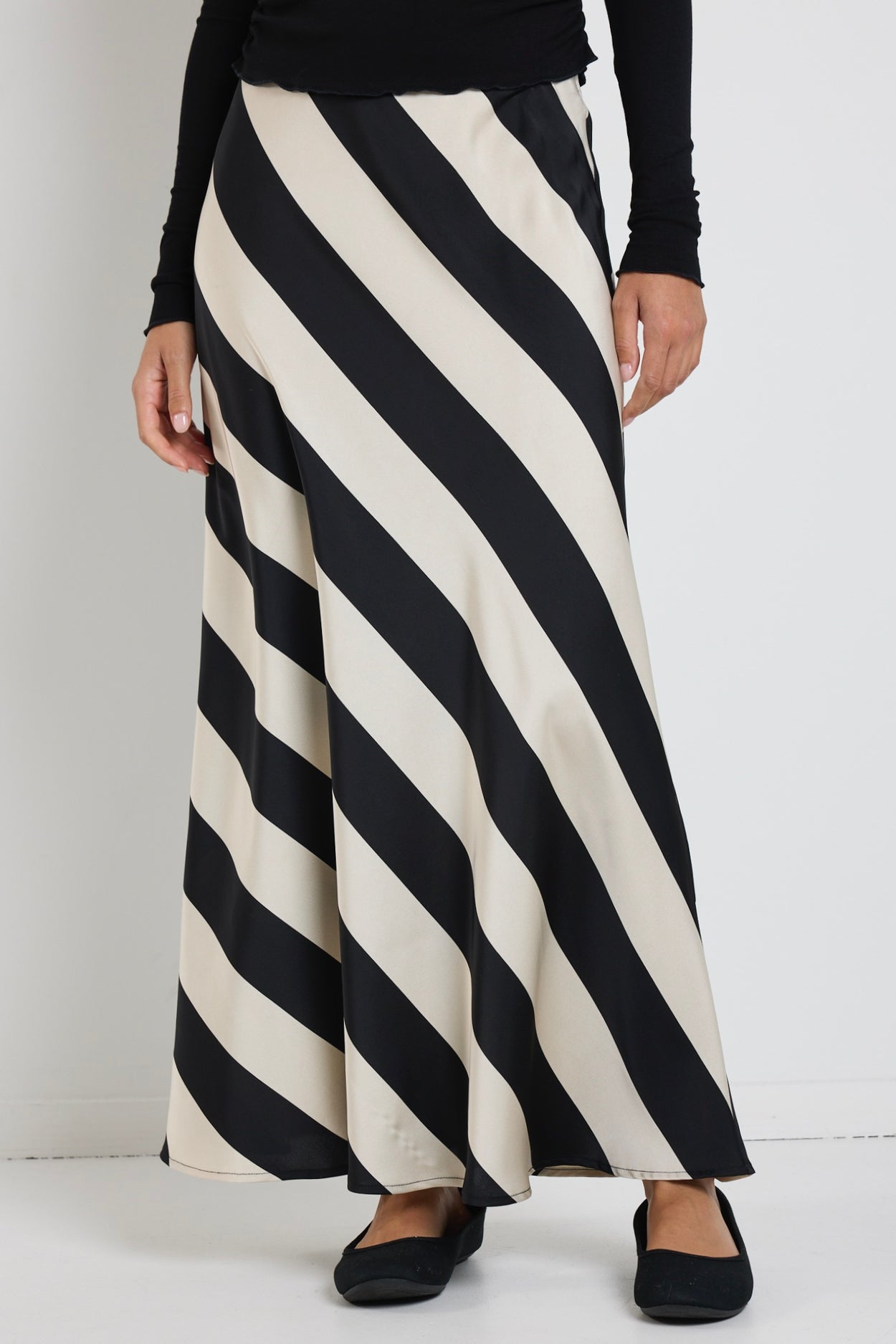 Margaux Skirt | Sand Stripe main image 0