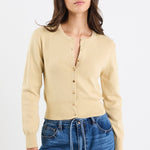 Fortune Honey Crewneck Cardigan