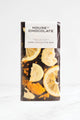 Mandarin, Feijoa + Lemon Dark Chocolate Bar