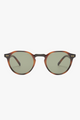 Galavant Tort Round Green Mono Lens Sunglasses