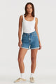 Girlfriend Impulse Blue Denim Short