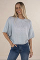 Alora Ice Wool Blend SS Knit Top