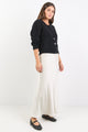 Prodigy Pearl Satin Bias Maxi Skirt