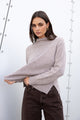 Huddle Mushroom High Neck Knit Jumper