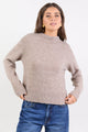 Huddle Mushroom High Neck Knit Jumper