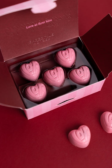 Jelly Tip Milk Chocolate Hearts Gift Box