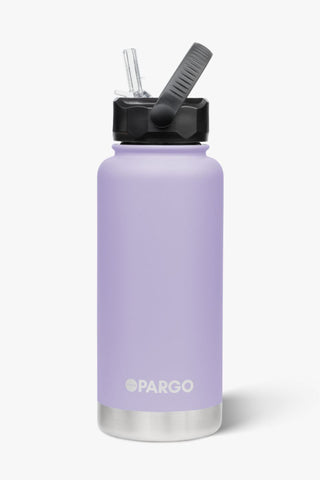 Insulated Love Lilac 950ml with Straw Lid Bottle HW Drink Bottles, Coolers, Takeaway Cups Project Pargo   