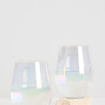 shop Iridescent Stemless Wine Glass