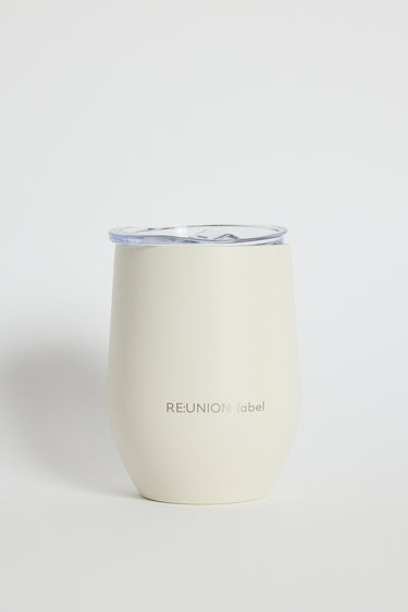 Ivory Stainless Steel 350ml Coffee + Wine Tumbler