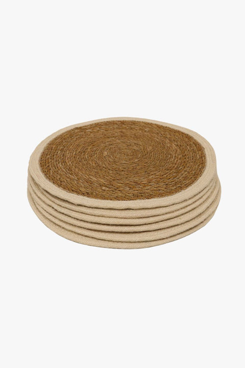 Jute Seagrass Natural Ivory Placemat HW Kitchen - Tableware, Serveware, Placemats Le Forge   