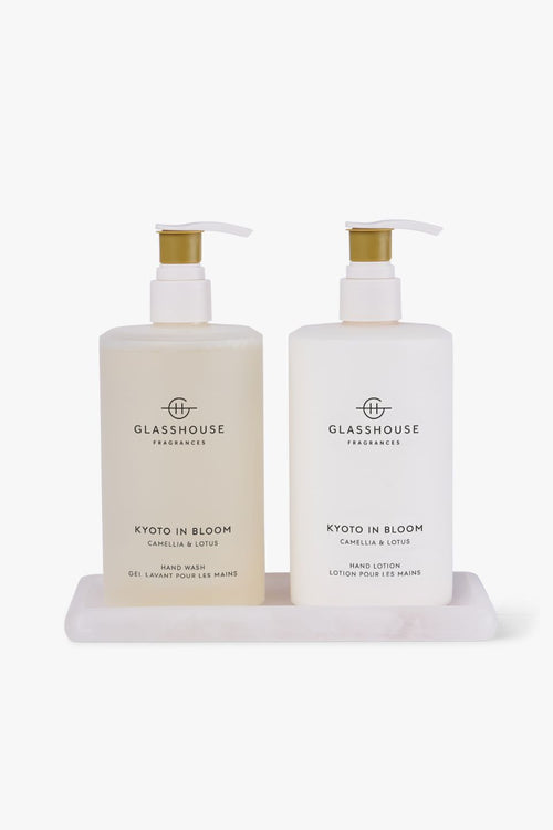Kyoto in Bloom 450ml Hand Care Duo with Resin Tray