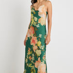 Woman in a floral dress 