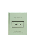 Green book titled 'The Little Guide to Gucci' on a white background