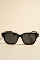 London Black Classic Round Sunglasses