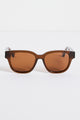 London Chocolate Classic Round Sunglasses