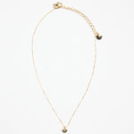 love heart pendant gold necklace