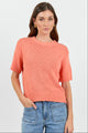 Loveable Melon Tape Yarn Knit Tee