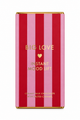 Big Love Red Stripe 34% Milk Chocolate Bar with Salted Caramel