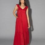 Midsummer Poppy Maxi Tiered  Dress WW Dress Drama The Label   