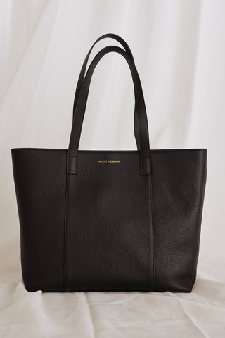 Milan Black Leather Tote Bag ACC Bags - All, incl Phone Bags Among the Brave   