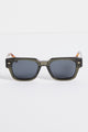 Milano Grey Tort Arm  Classic Stud Sunglasses