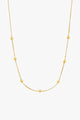 Modern Beaded Gold Necklace