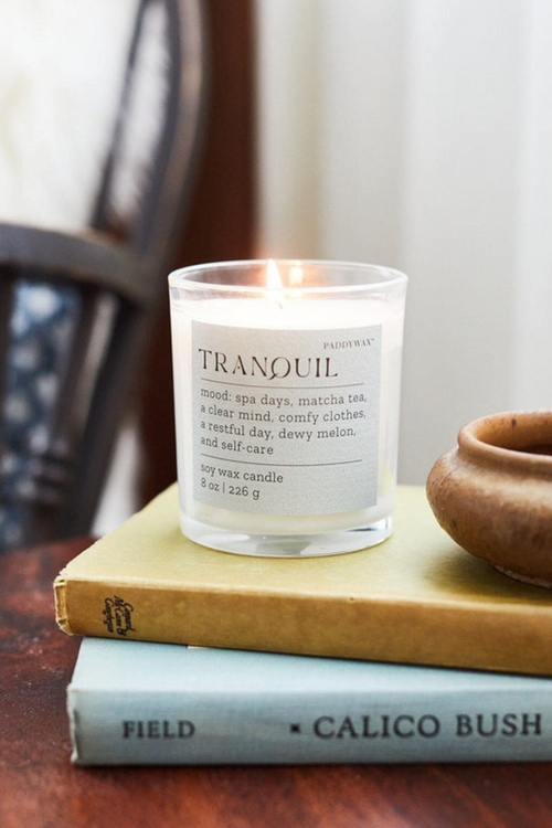 Mood Tranquil Lush Palms 226g Glass Candle