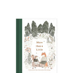 Book cover with fox illustration and forest design on a white background