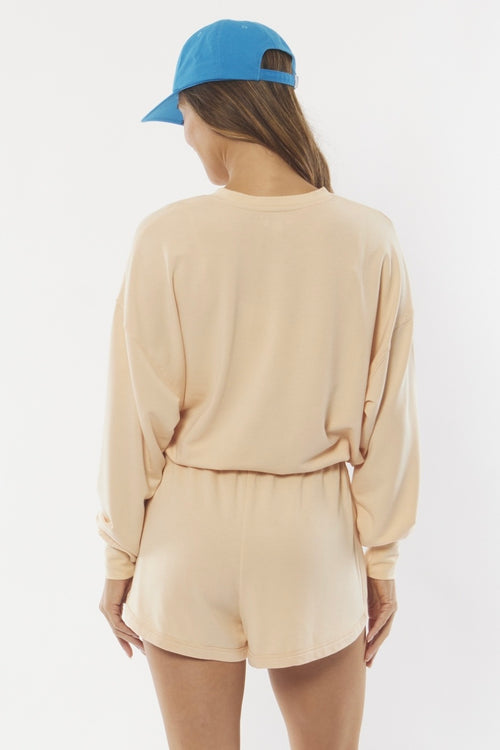 cream beige fleece jumper