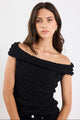 Nightlife Black Lace Stretch Multi Fit Sleeveless Top