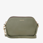 Odile Cactus Suede Side Crossbody Bag