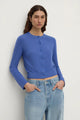 Orina New Blue Cotton Cashmere Cardigan