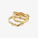 gold stackable rings